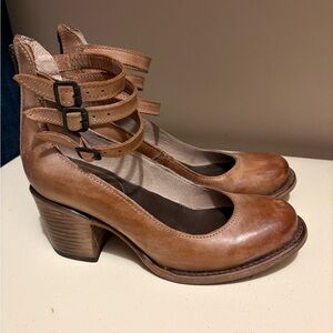 Brown Leather Women's Shoes